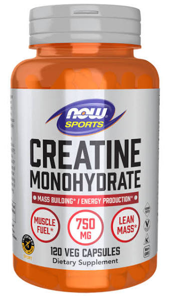 Now Creatine Monohydrate 750mg Vcaps 120’s